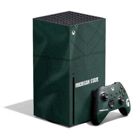 Michigan State University Green Jersey Xbox Series X Skins